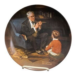 Vintage 1982 NORMAN ROCKWELL‎ "The Tycoon" COLLECTOR PLATE# 12402 X